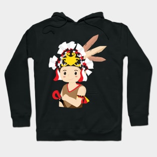 Indonesian Traditional kalimantan anime Hoodie